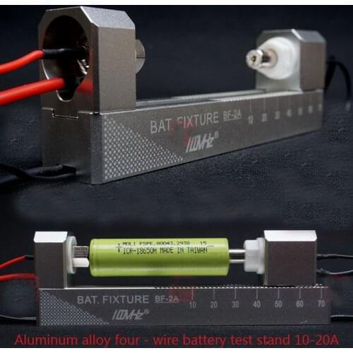 Boutique double self-locking aluminum alloy CNC four-wire battery holder fixture BF-10-20A for 18650 AA AAA