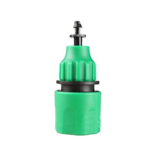 1pc Quick Coupling Adapter with 4/7mm Hose Connector Drip Tape for Garden Irrigation Plastic Quick Connector