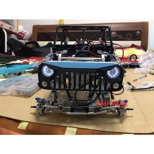 Rc Car JKMAX Headlight Angel Eye Modified For Rc Crawler JK MAX Upgrade Part