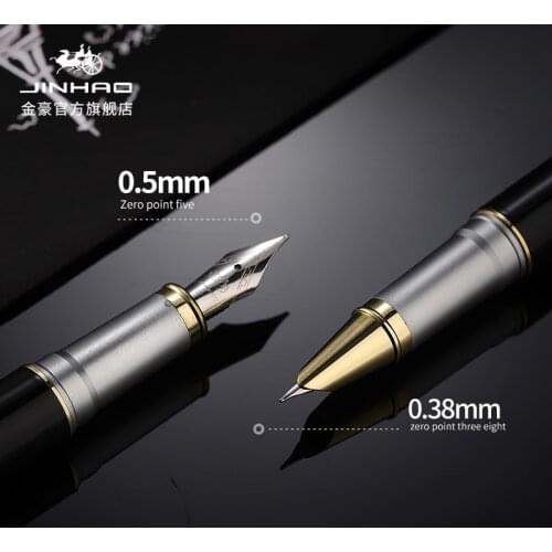 Jinhao Lraurita Fountain Pen Caneta Dolma Kalem Luxury Office Stationery Gift Ink Pens Platinum Preppy 10Pcs Customized LOGO