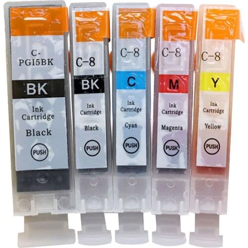 PGI5 CLI8 XL Ink Cartridge for Canon PIXMA iP3300 iP4200 iP4300 iP4500 iP5100 iP5200 iP5200R iP5300 iP6700 iP7500 iP7600 Printer