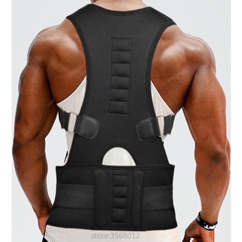 Health Magnetic Therapy Posture Corrector Brace Shoulder Back Support Belt Braces Men Woman Supports Belt Shoulder Posture