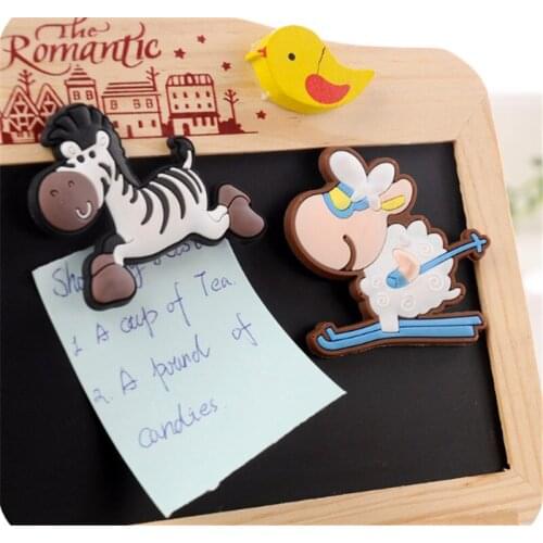 Hot Sale 1PCS Souvenir Animal Magnetic Sticker Cute Cartoon Creative Fridge sticker Magnets Kids Kawaii Decorative Refrigerator