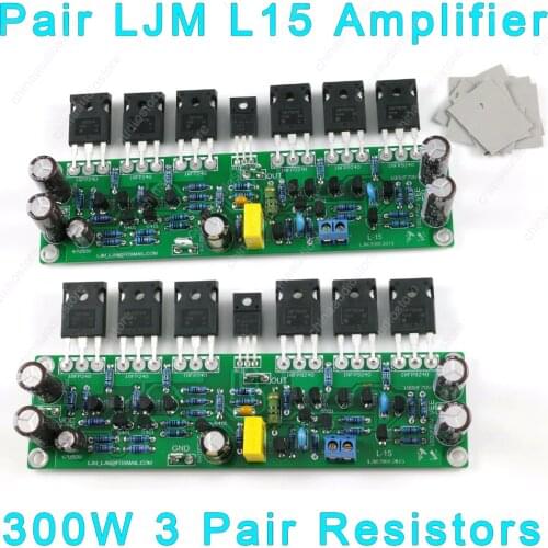LJM Pair 300W Assembled L15 Amplifier Audio Amplifier DIY IRFP240 IRFP9240 MOSFET Power Amplifier