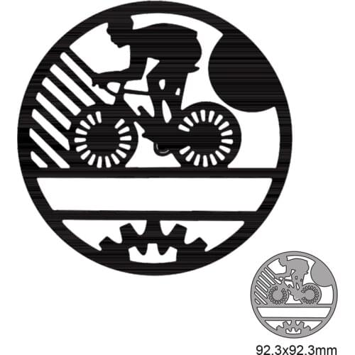 Metal Cutting Dies Rider Round Frame For DIY Scrapbooking Decorative Card Making Embossing Craft 2021 New