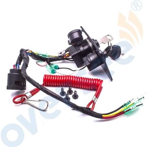 NEW 704-82570-08-00 Outboard Single Engine Key Switch Panel For Yamaha Outboard Yacht 12V OEM