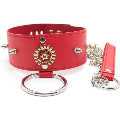 New Sex Toy Clip Neck Collar Slave Bundle Collar Fetish Couple Role Play Sex Toy Couple Flirting Bed Sex Products