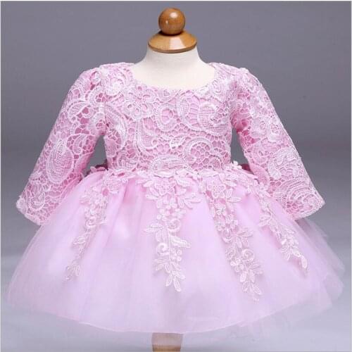 Dresses For Girls High Quality Children Dress Long Sleeve Kids Clothes Summer Dress Flower Girls Dresses For Party And Wedding