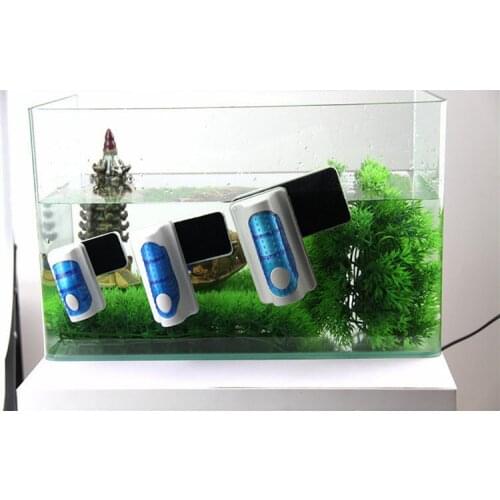 Useful Floating Magnetic Brush Aquarium Fish Tank Glass Algae Scraper Cleaner