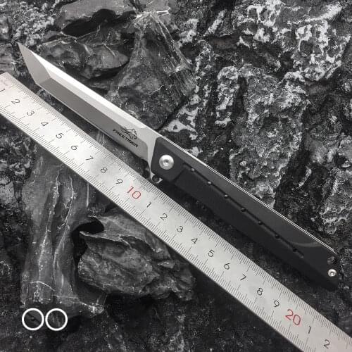 FREETIGER Folding Knife Model FT902 D2 Blade G10 Handle Ball Bearing Outdoor Hunting Camping Portable Pocket Clip EDC Knives