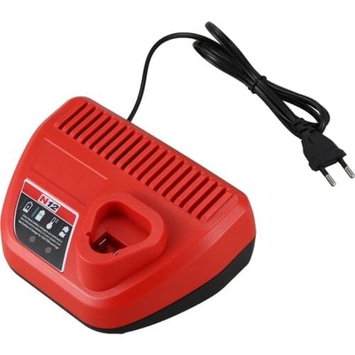 Eu Plug Ac220-240V Li-Ion Charger For M12 N12 Input Output 12V 10.8V 48-59-2401 48-11-2402 Power Tools