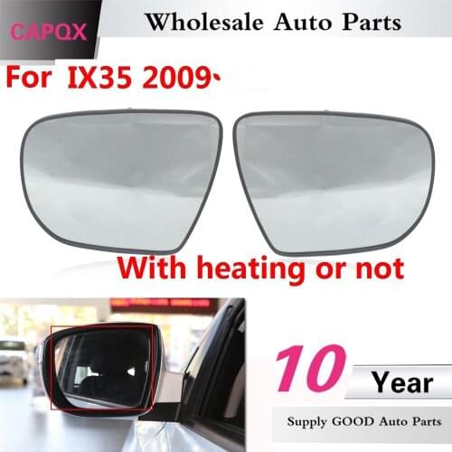CAPQX With heated or not Outer View Mirror Glass Lens For Hyundai IX35 2009 2010 2011 2012 Outside rearview mirror glass