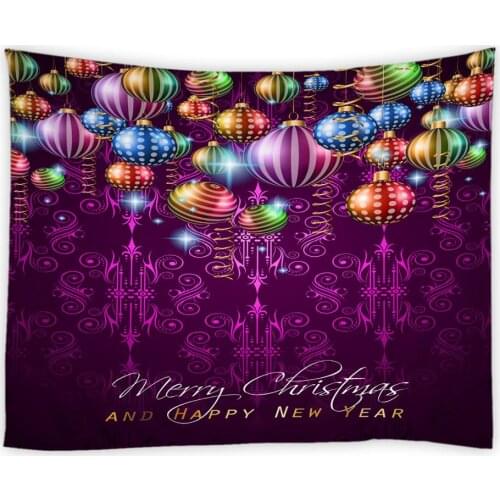 BylLlFir Textile backdrops for use in photography Christmas party background Color Rope Ball Xmas Holiday Theme Decor Cloth