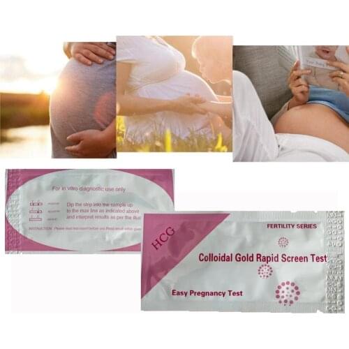 Ultrasensitive Pregnancy Test Lot Hcg Pregnant Stick 10 Pcs Quick Rapid Reliable Pregnancy Predictor Test Strip