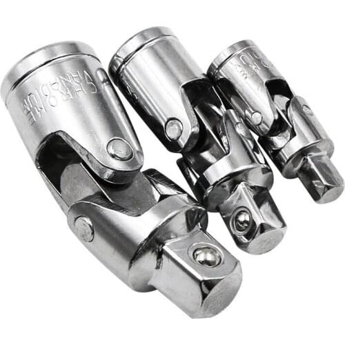 Universal Joint 1/4 3/8 1/2 3PCS Suit Universal Joint Sleeve Steering Socket Wrench Joint