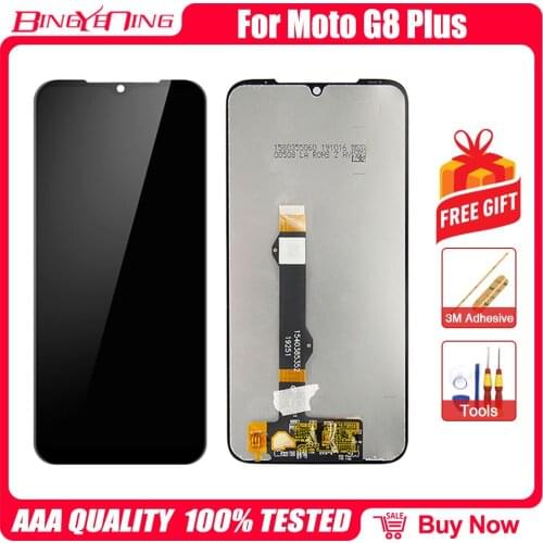 6.3 "For Motorola Moto G8 Plus LCD Touch Screen Digitizer Assembly Replacement for MOTO G8Plus Display XT2019