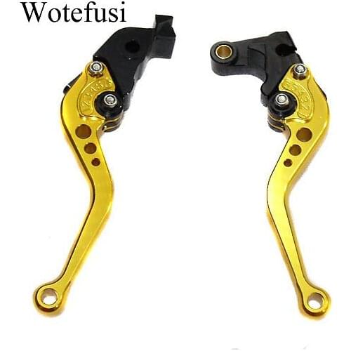 Wotefusi Gold Aluminum Hand Clutch Brake Lever For YZF1000 R6 2009 09 Handlebar [CN66]