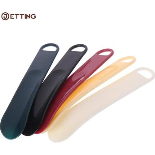 1PCS 16/20cm Shoe Horns Professional Plastick Shoe Horn Spoon Shape Shoehorn Shoe Lifter Flexible Sturdy Slip
