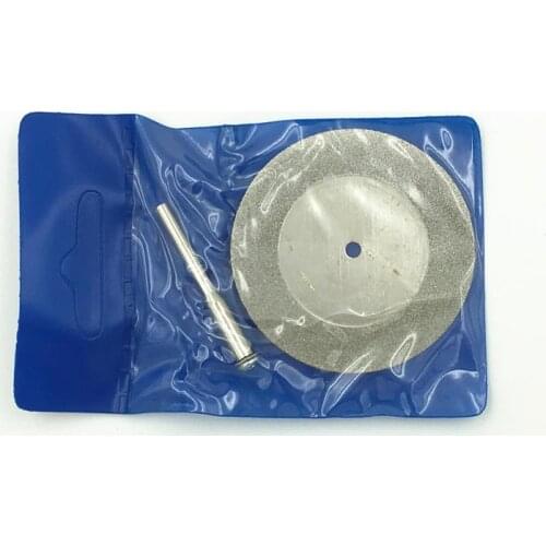 1 / Pack +1 connecting rod, a small diamond cutting disc, you can cut glass, ceramics, carbide materials. Diameter: 50mm