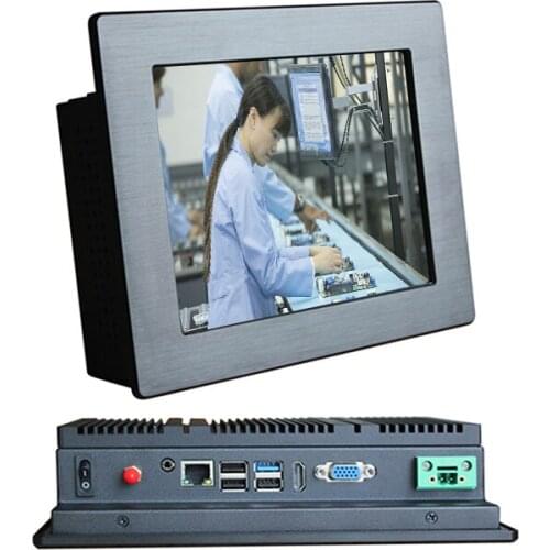 8.4 inch industrial tablet pc 800x600 toutch screen 3855U all in one pc VGA/HD-MI/USB/LAN for Windows7/8/10/Linux/Unix/QNX