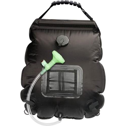 20L Solar Camping Shower Water Bag Shower Head for Summer Beach Climbing Fishing Hiking Gifts for Friends Family