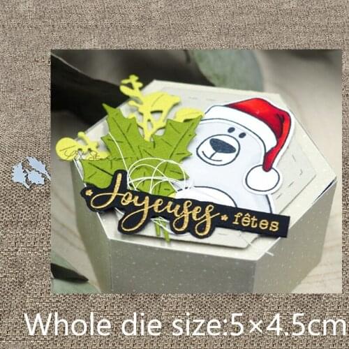 New Design Craft Metal stencil mold Cutting Dies 3pcs leaves decoration scrapbook die cuts Album Paper Card Craft Embossing