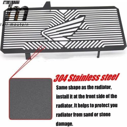 For HONDA NC700 NC750 X/S NC700S NC700X NC750X Motorcycle Accessories stainless steel Radiator grille guard protection cover R/b