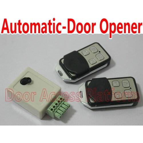 Automatic Door Opener 433MHz or 315MHz 5 pin Program Code DC5V Remote Control Study Code Sliding Door Access Controller Opener