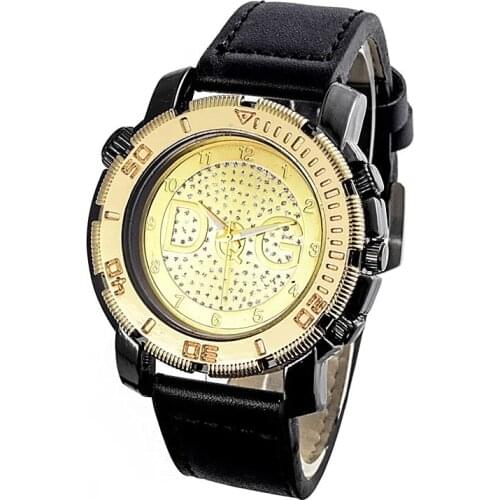 Zegarek New High Quality Men Women Brand Quartz Watches Reloj Black Leather belt Color dial Dress Ladies Sports Clock Relogio