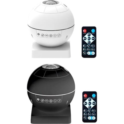 Colorful Starry Sky Projector USB Blueteeth Music Speaker Player LED Night Light USB Charging Projection Lamp Gift