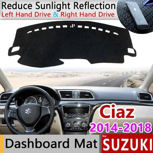 For Suzuki Ciaz 2014 2015 2016 2017 2018 Maruti Sport Anti-Slip Mat Dashboard Cover Pad Sunshade Dashmat Protect Car Accessories