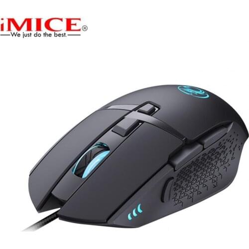 IMICE T91 Gaming Mouse Adjustable DPI Compatible ABS Computer Mouse with Fire Button Design for Office Gaming Mouse