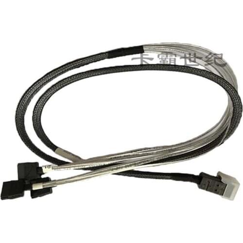 Amphenol SFF-8643 to 4 SATA cable 12Gb / s LSI 9300/9311/9341/9361
