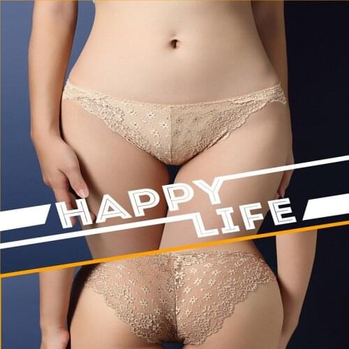 Fashion Womens Sexy Low Waist Buttock Lifting Briefs Lace Temptation Hollow out T-shaped Panties Head WOMENS Hugging Underwear