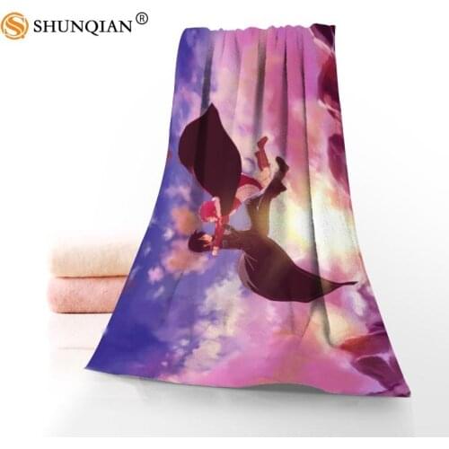 New Custom Sword Art Online Towel Printed Cotton Face/Bath Towels Microfiber Fabric For Kids Men Women Shower Towels
