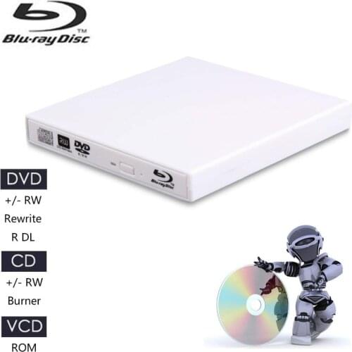 BD-ROM Bluray Drive USB 2.0 Burner Writer Optical Drive Portatil External Blu ray Player CD/DVD RW for hp Laptop Computer Apple
