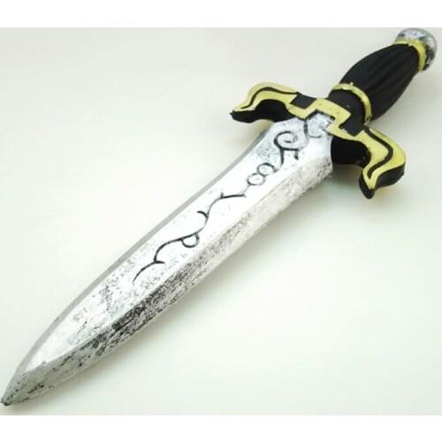 Weapon Sword Toys As Their Children A Spoof On Their Security Soft Pu Adhesive Short Swords Film Simulation Knife Props 2021