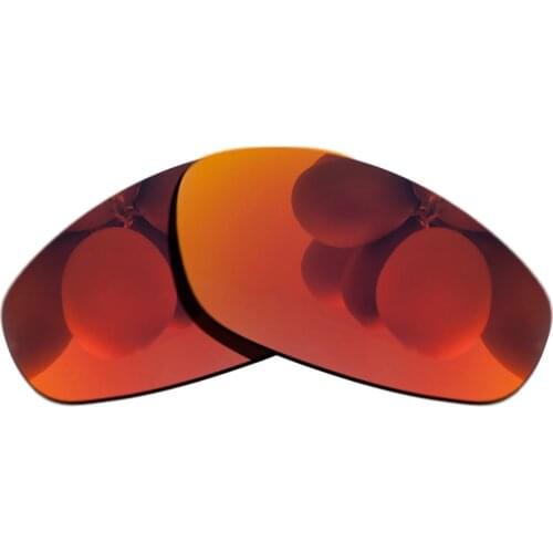 Polarized Sunglasses Replacement Lenses for-Whisker Frame - Fire Red