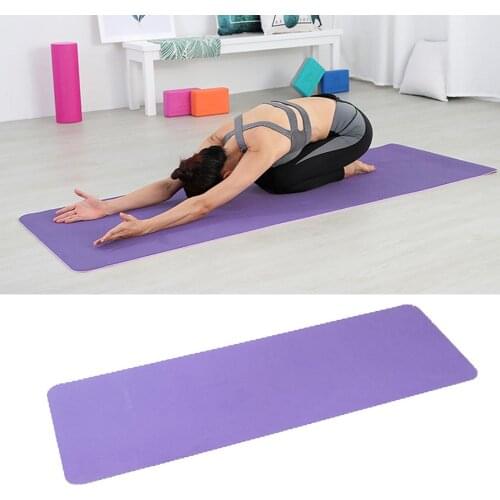 Durable Yoga Mats Smooth Surfacec Not Easy Damage Double-sided Home Gym Sports Fitness Body Building Yoga Cushions Pilates Mat