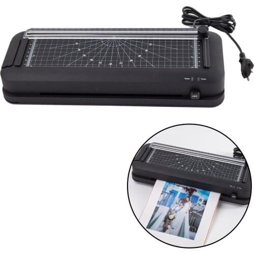 Thermal A4 Laminator Machine Paper Cutter Fast Speed Film Laminating Paper Trimmer Corner Rounder for Home Use