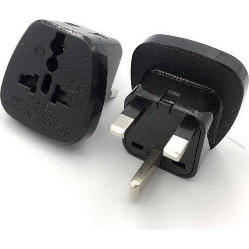 Universal Bristan AU EU US to UK Travel Plug Adapter Singapore Malaysia Hong Kong Electrical AC Power convert plug Type G 13a