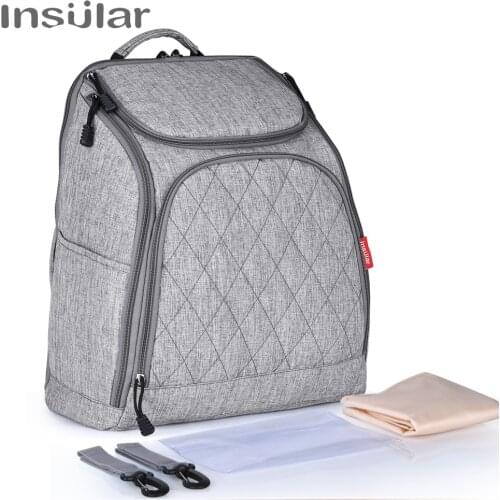 INSULAR Mother Tote Bag Baby Nappy Changing Bags Large Capacity Maternity Mummy Diaper Backpack Baby Stroller Bag