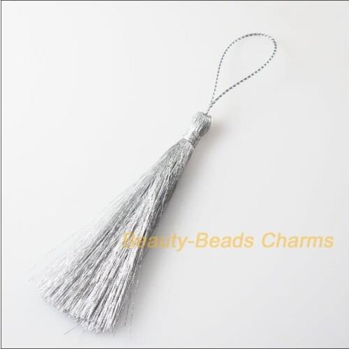 New 20Pcs Silver Women Fashion Bohemian Boho Dangle Long Tassel Fringe Earring