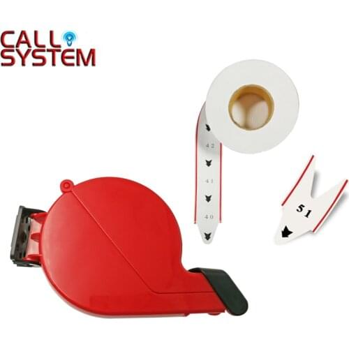 3 Ticket Dispenser 13 Rolls Electronic queue management Calling system with paper roll