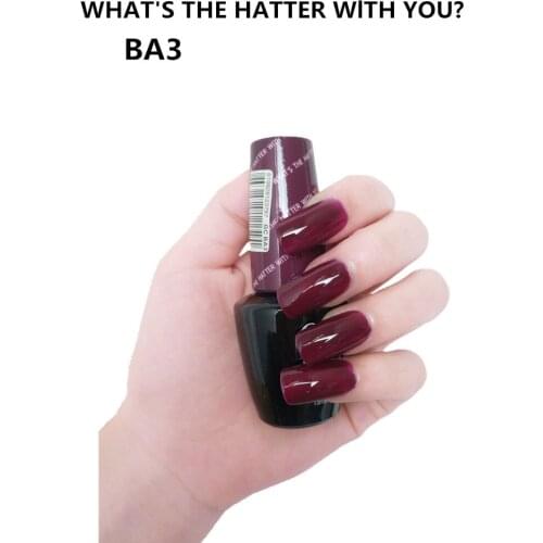 BA3 Whats The HatteWith You! 15ml UV LED Gel Polish Vernis Permanent Lasting Shine opies Nail Art (need lamp dry)