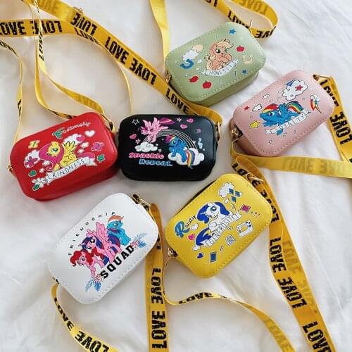 My Little Pony Childrens Bag Hasbro Anime Twilight Sparkle Cartoons Action Figure Small Capacity Backpack Lovely Child Satchel