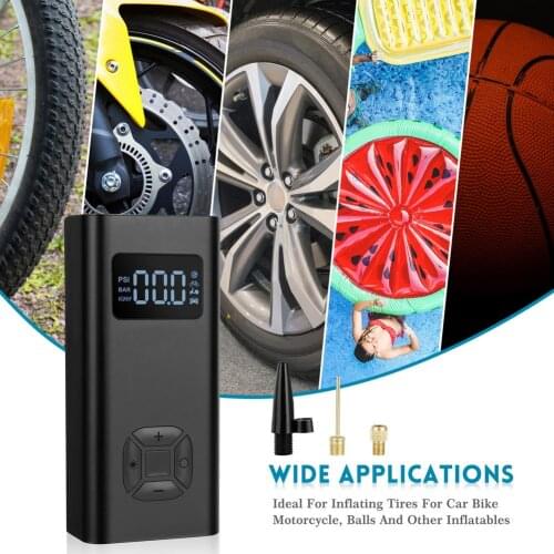 Electric Air Compressor Cordless 150 PSI Air Pump For Inflatables Car Air Compressor For Auto Car Motorcycles Bicycles Auto Car