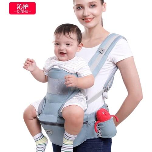 New 0-48 Month Ergonomic Baby Carrier Infant Baby Hipseat Carrier 3 In 1 Front Facing Ergonomic Kangaroo Baby Wrap Sling