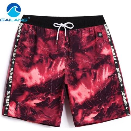 Gailang Brand Men Beach Shorts Board Boxer Trunks Short Bottoms Swimwear Swimsuits Quick Drying Men Boardshorts Big Plus Size