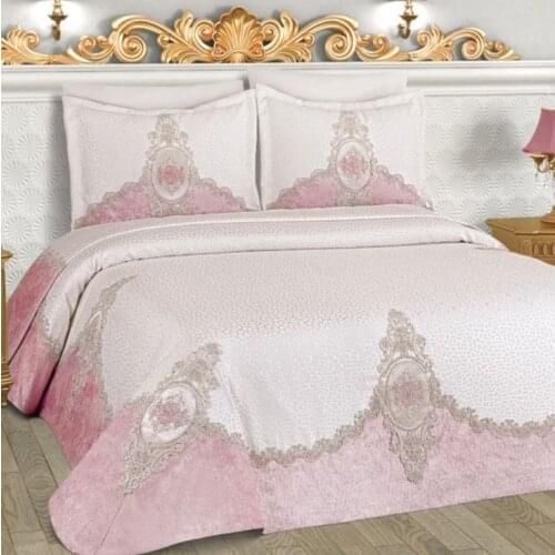 Laced Coverlet for 6Pcs Guipure Fancy Thin Bedspread Set for Summer Luxury Laced Bedding